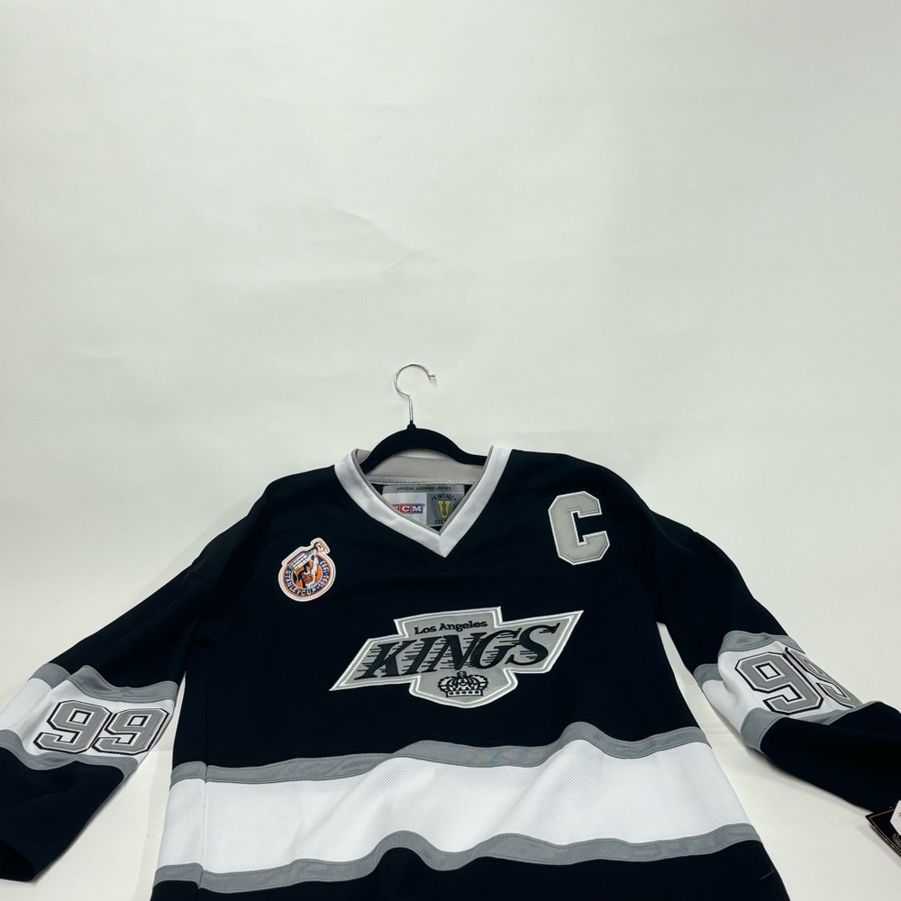 CCM Black and White Hockey Jersey